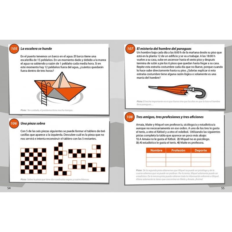 365 Enigmas Y Juegos De Lógica