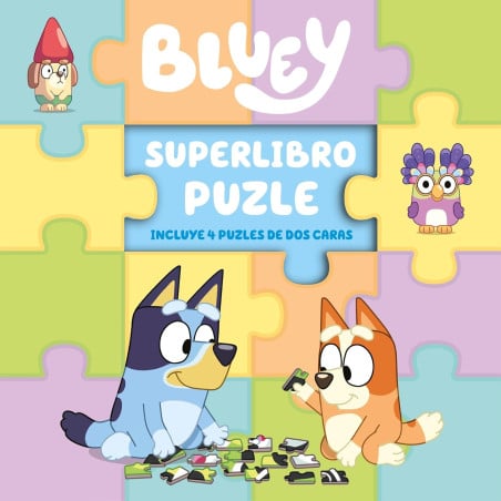 Bluey Súperlibro Puzzle Leer Y Jugar De Random House