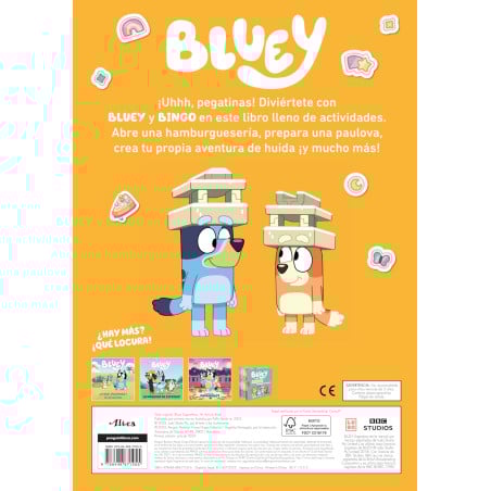 Bluey, Súperpegatinas