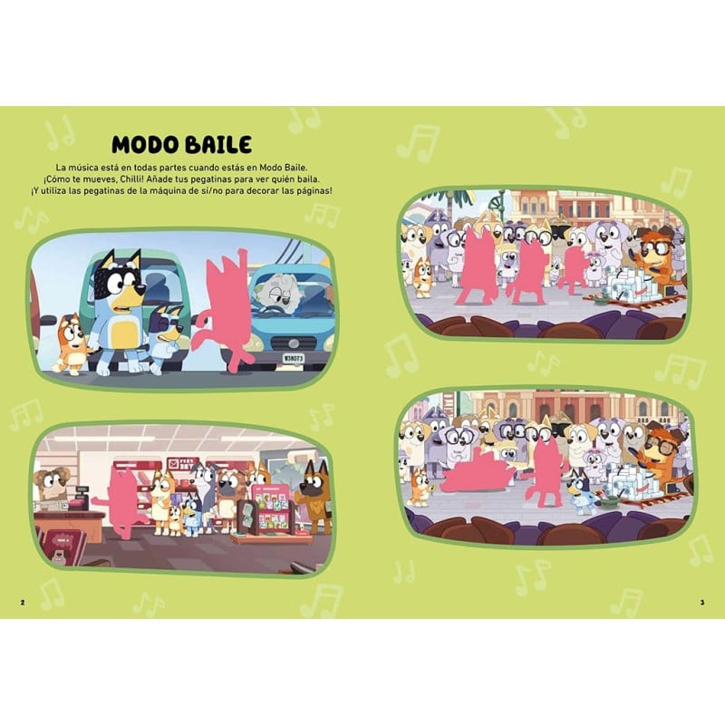 Bluey, Súperpegatinas