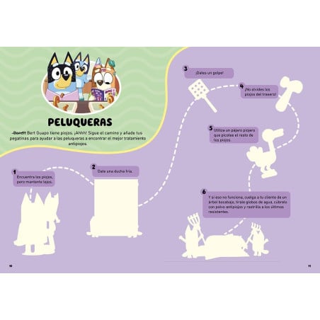 Bluey, Súperpegatinas