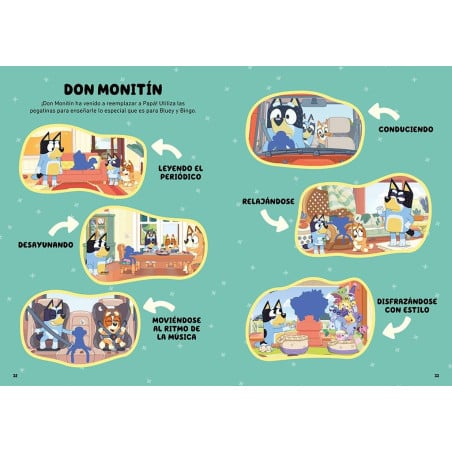 Bluey, Súperpegatinas