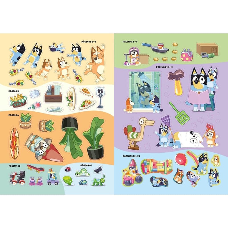 Bluey, Súperpegatinas