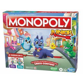 Monopoly Junior 2 En 1 De Hasbro