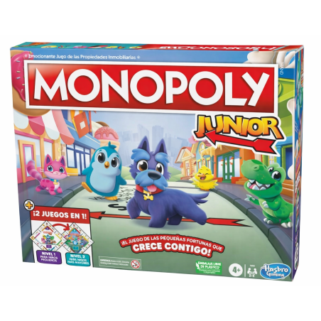 Monopoly Junior 2 En 1 De Hasbro
