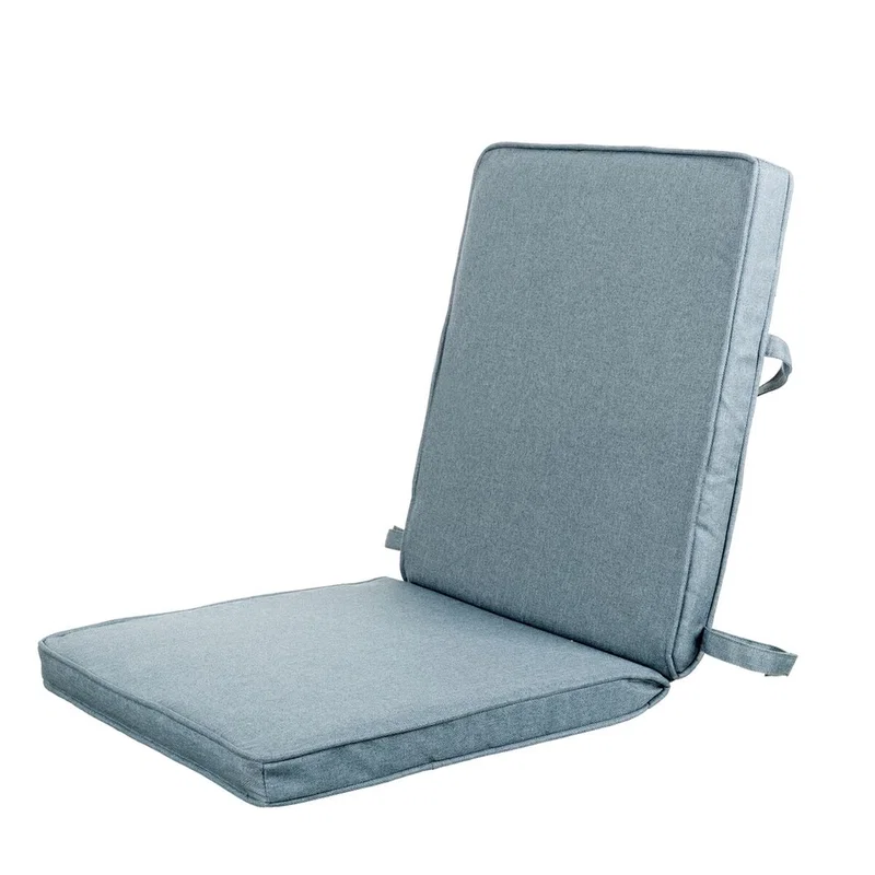 Cojín Silla Respaldo Bajo Blue Exterior