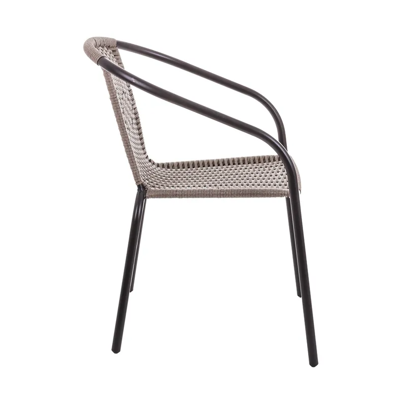 Silla Trivia Rattan Antracita 2 Tonos