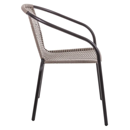 Silla Trivia Rattan Antracita 2 Tonos