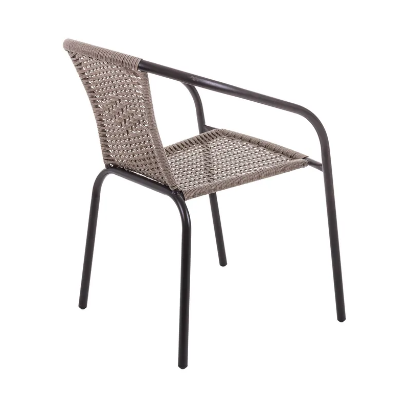 Silla Trivia Rattan Antracita 2 Tonos