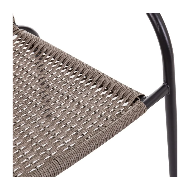 Silla Trivia Rattan Antracita 2 Tonos
