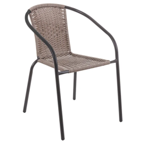 Silla Trivia Rattan Antracita 2 Tonos