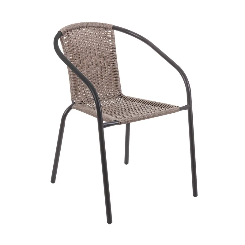 Silla Trivia Rattan Antracita 2 Tonos