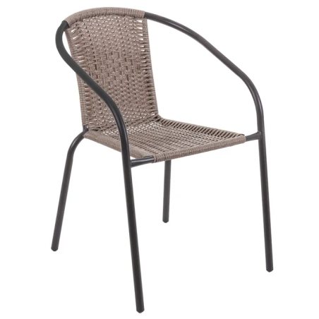 Silla Trivia Rattan Antracita 2 Tonos