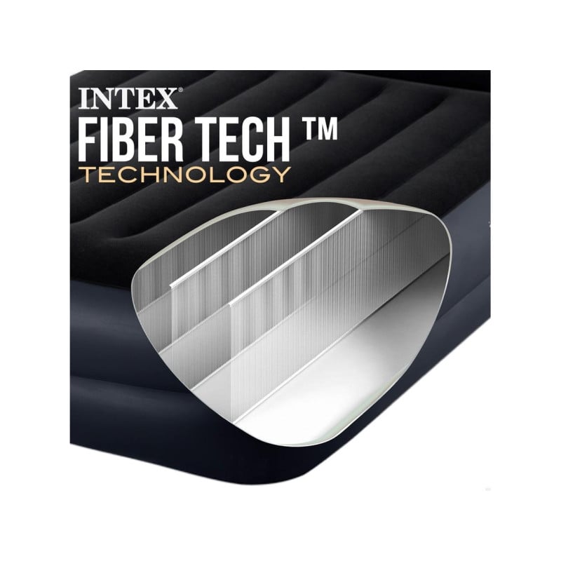 Colchón Hinchable Doble 152x203x42CM Con Bomba