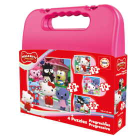 Maleta Puzzle Progresivo Hello Kitty