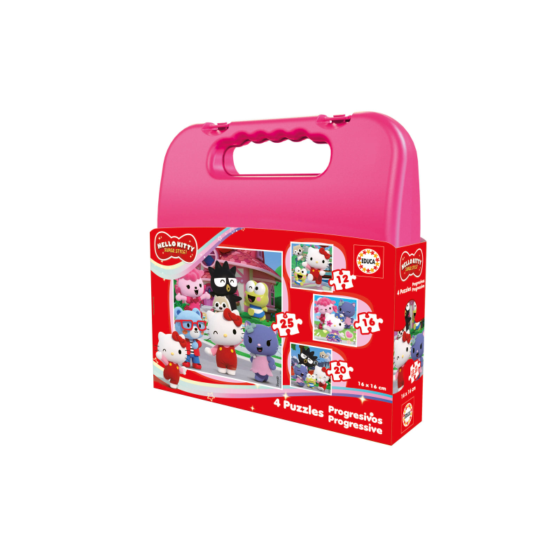 Maleta Puzzle Progresivo Hello Kitty