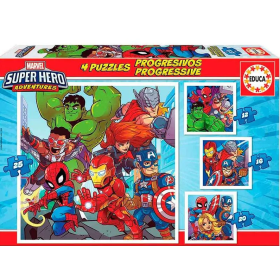 Puzzle Progresivo Super Hero Adventure