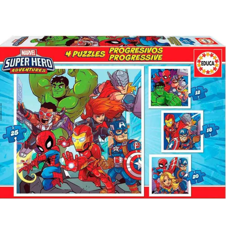 Puzzle Progresivo Super Hero Adventure