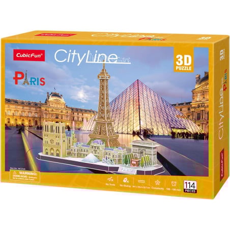 Puzzle 3D City Line: París