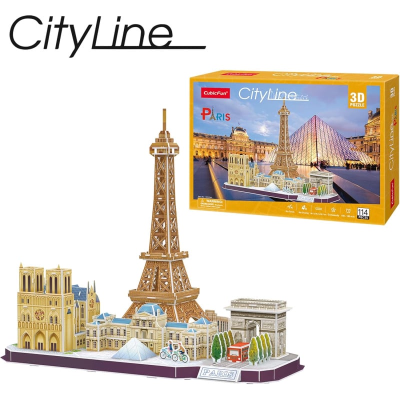 Puzzle 3D City Line: París