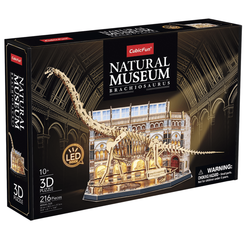 Puzzle 3D Museo Natural Branquiosaurio