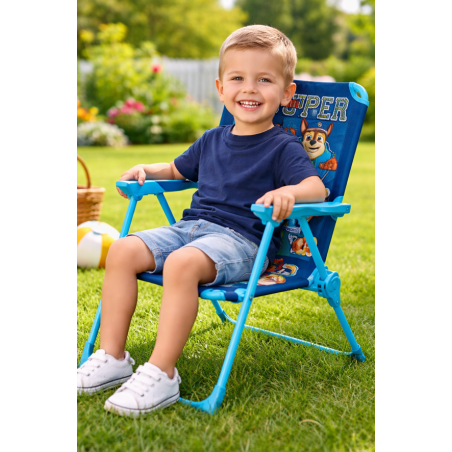 Silla Metálica Plegable Patrulla Canina Chase