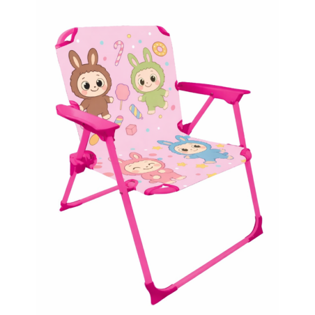 Silla Metálica Plegable Labubus De New Import