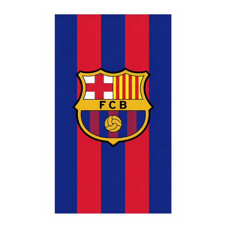 Toalla Playa FC Barcelona 1º Equipación De New Import