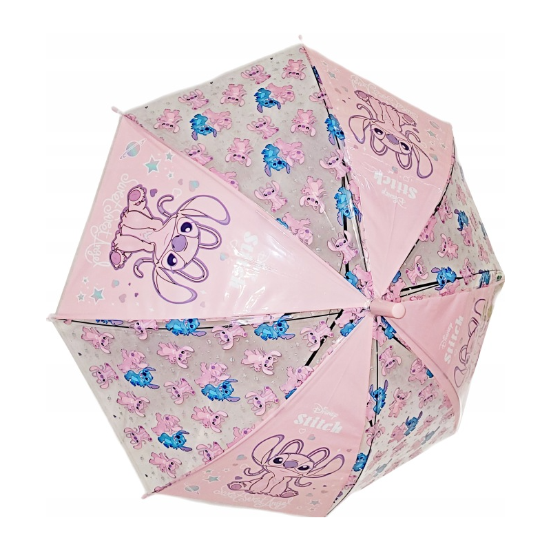 Paraguas Transparente Lilo & Stitch Surtido De New Import