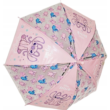 Paraguas Transparente Lilo & Stitch Surtido De New Import