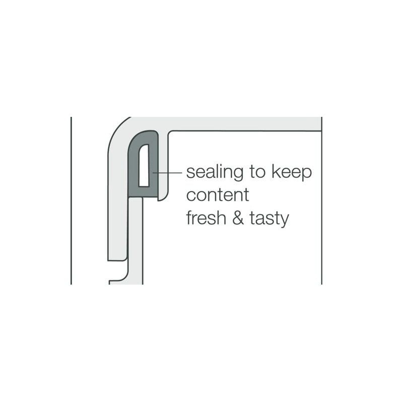 Mepal Tupper Bento Midi Nordic Azul