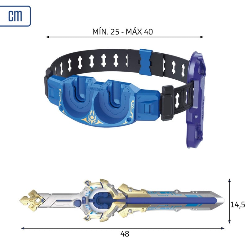 Infinity Nado-Set Cinturón + Peonza