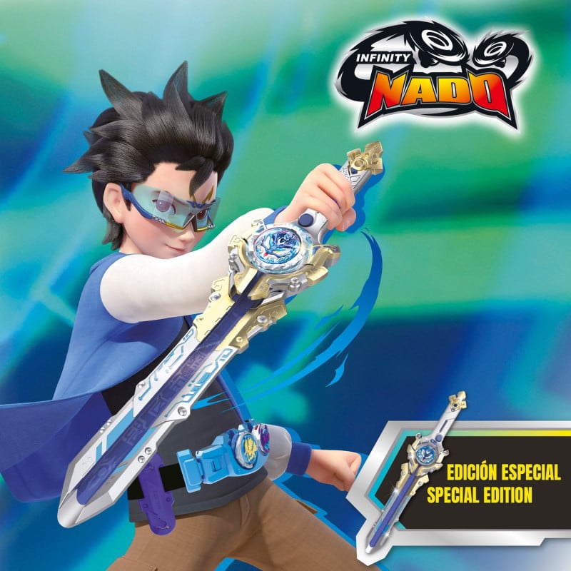 Infinity Nado-Set Cinturón + Peonza