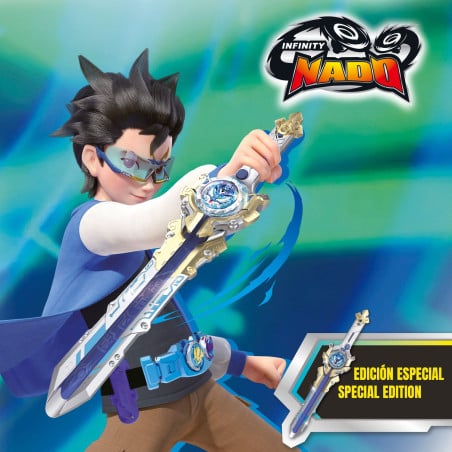 Infinity Nado-Set Cinturón + Peonza