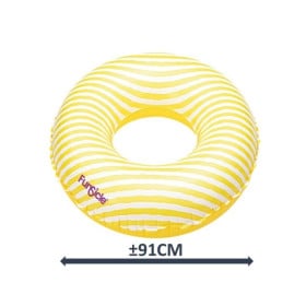 Flotador Circular Amarillo Rayas