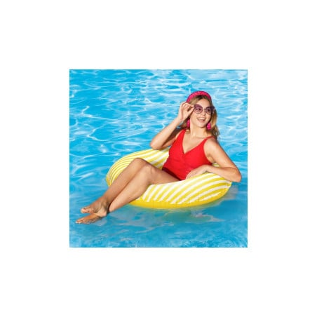 Flotador Circular Amarillo Rayas