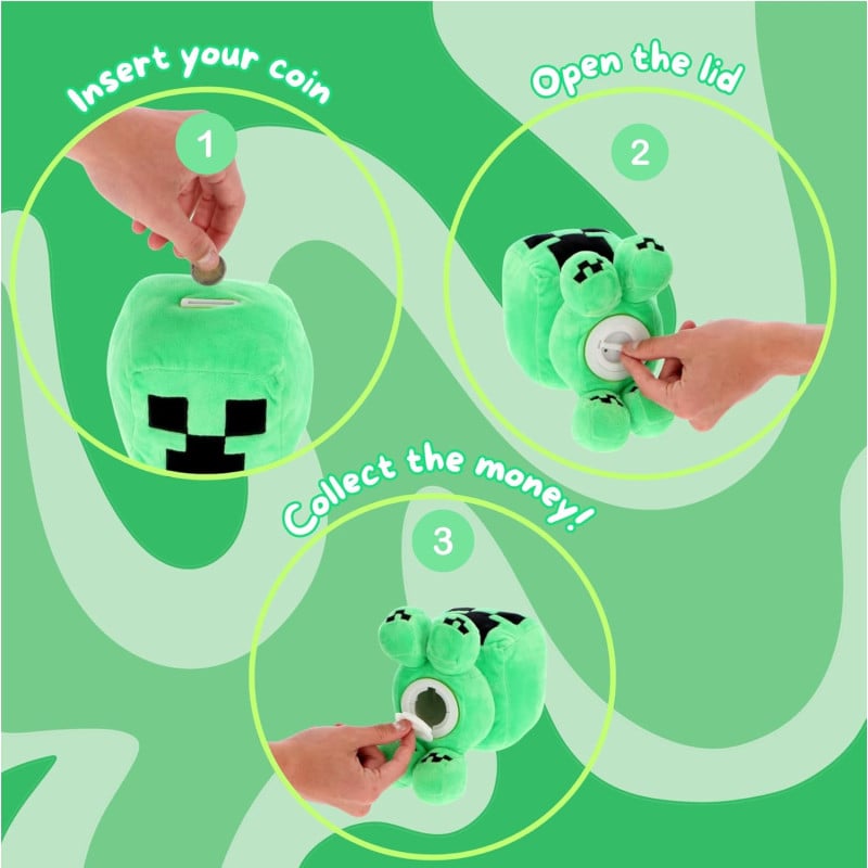 Hucha Peluche Minecraft 20 Cm