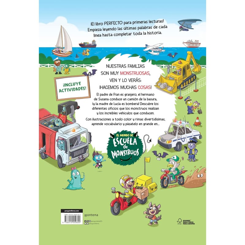 El Mundo De Escuela De Monstruos 1: Ruedas, Grúas Y Travesuras
