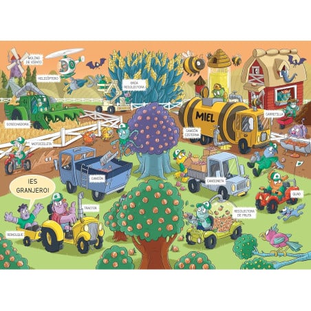 El Mundo De Escuela De Monstruos 1: Ruedas, Grúas Y Travesuras