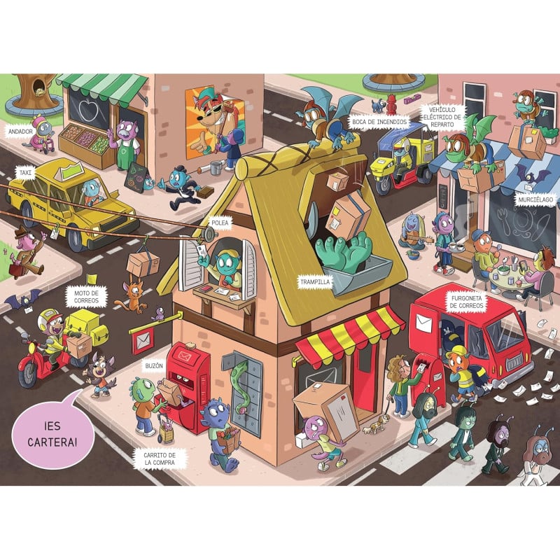 El Mundo De Escuela De Monstruos 1: Ruedas, Grúas Y Travesuras