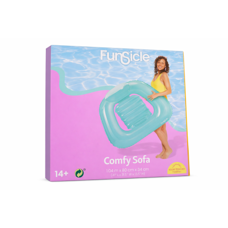Flotador Sillón Comfy Sofa Menta 104 Cm