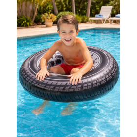 Flotador Circular Rueda 91 Cm De Poesa 2