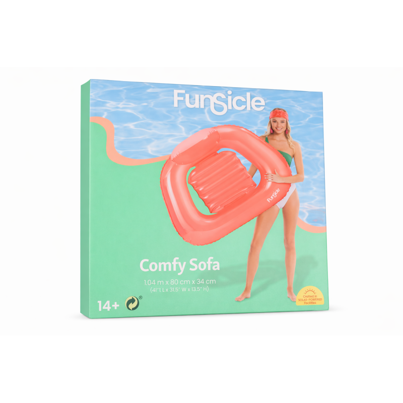 Flotador Sillón Comfy Sofa Rosa 104 Cm