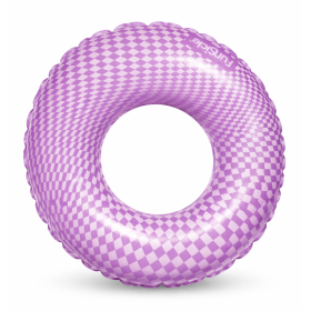 Flotador Circular Cuadros Lila 79 Cm De Poesa