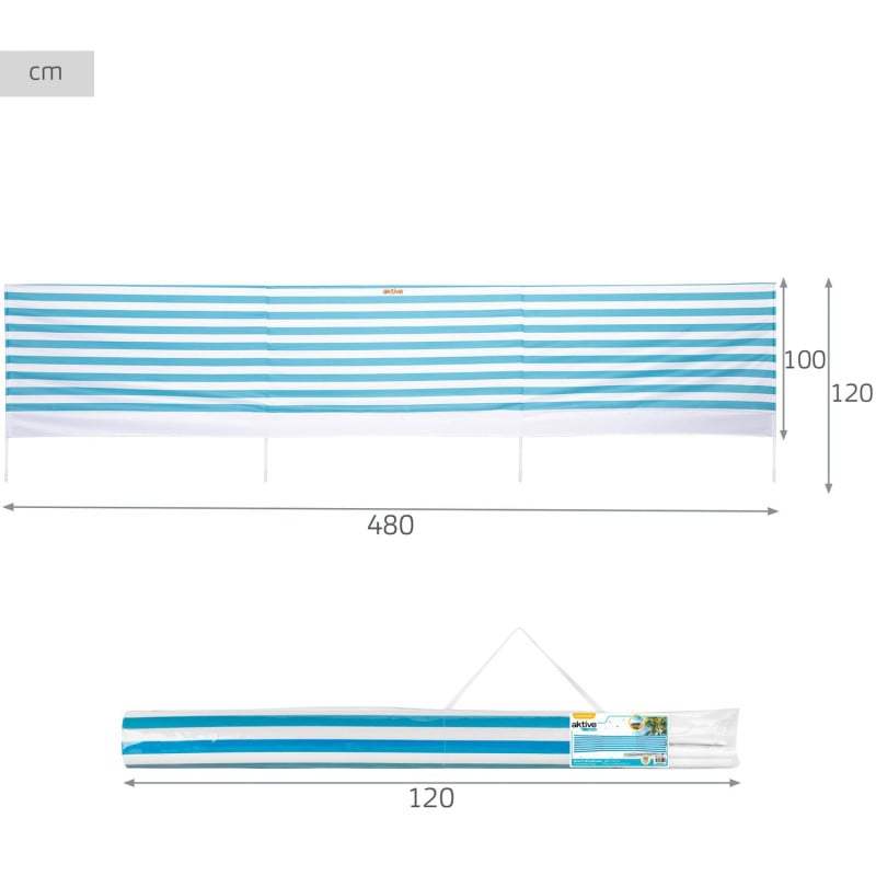 Paravientos 480X100Cm UV30+
