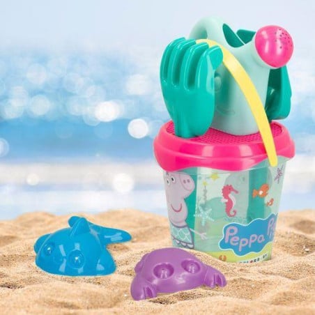 Set Cubo Playa Y Accesorios Peppa Pig