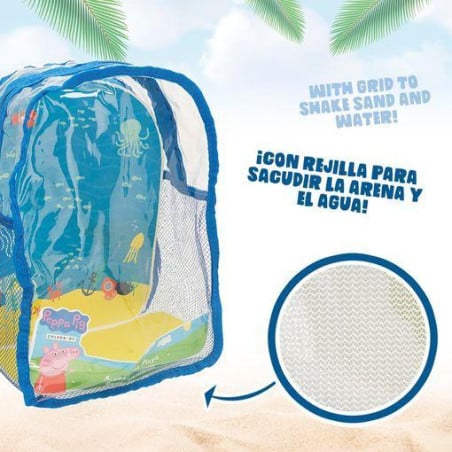 Set Cubo Playa Y Accesorios Peppa Pig