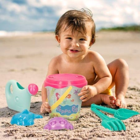 Set Cubo Playa Y Accesorios Peppa Pig