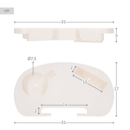 Mesa Lateral Silla de Playa