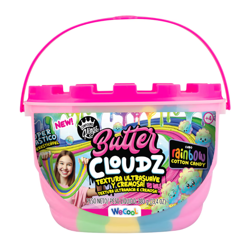 Cubo Rainbow Butter Cloudz Cotton Candy De Bizak